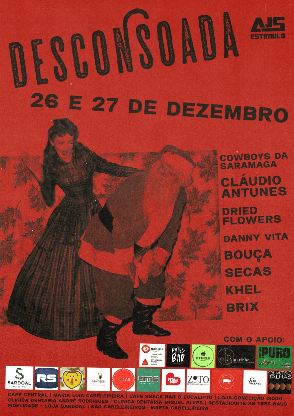Cartaz Desconsoada, 26 e 27 de dezembro