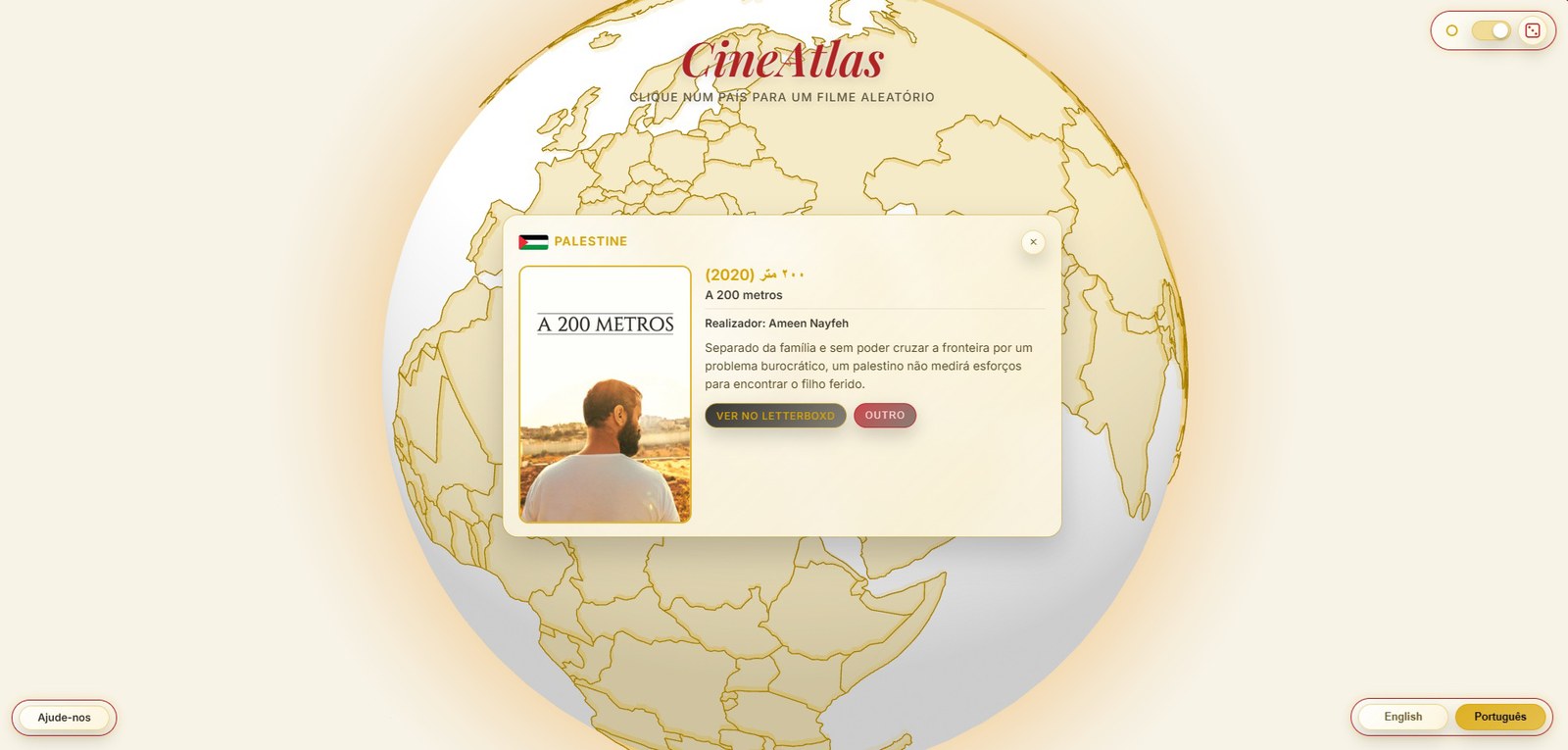 CineAtlas, captura de ecrã 3